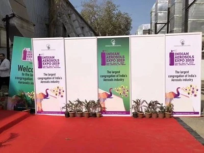 Meida to'ldiruvchi mashina hind Aerostols Expo 2019 ko'rgazmasida kengaytiril...